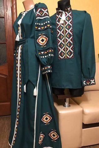 Пара вишиванок "Київська мелодія" 3232 фото