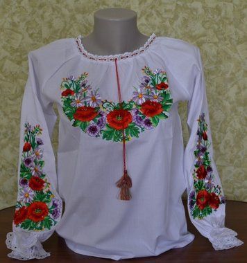 Вишиванка для дівчинки "Забава" 189 фото