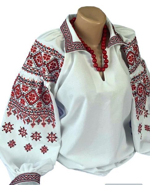 Блуза жіноча з комірцем "Забаганка" 4383 фото
