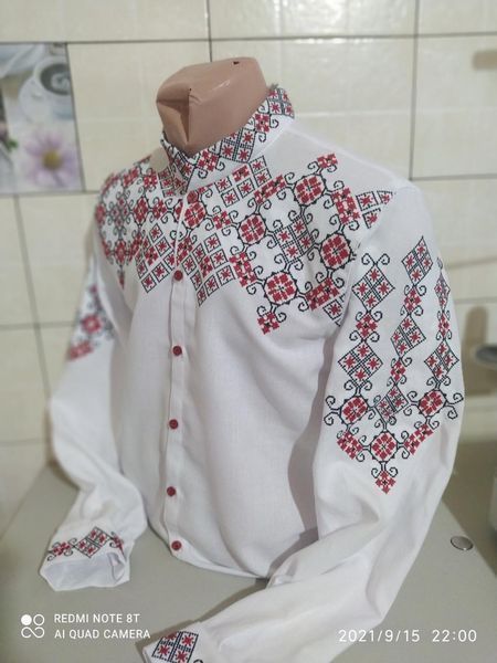 Українська вишиванка для чоловіка "Зореслав" 3915 фото
