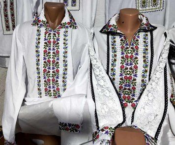 Однакові сорочки для пари "Птаха" 3360 фото