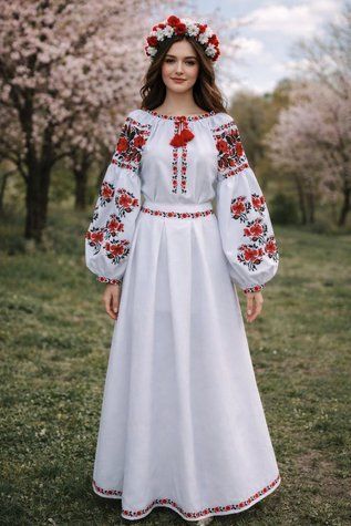 Вишитий костюм &laquo;Весняна калина&raquo; 5073 фото