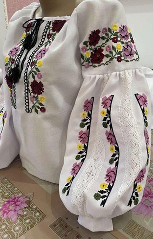 Підліткова вишита сорочка "Соната" 3996 фото